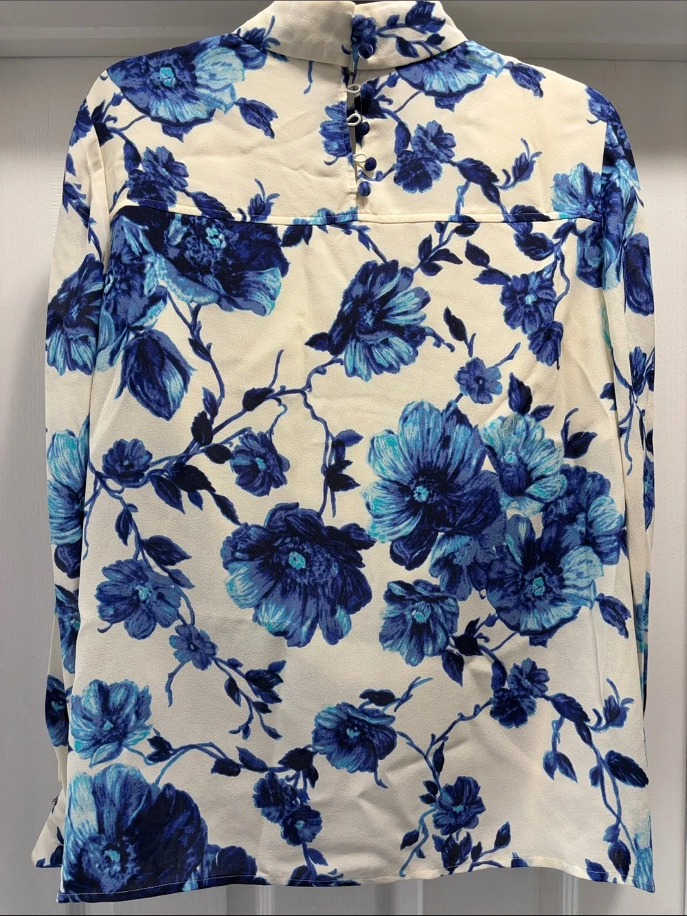 Tory Burch Rosemont Floral Lilli Blouse Silk Garden Party Past Season Runway!